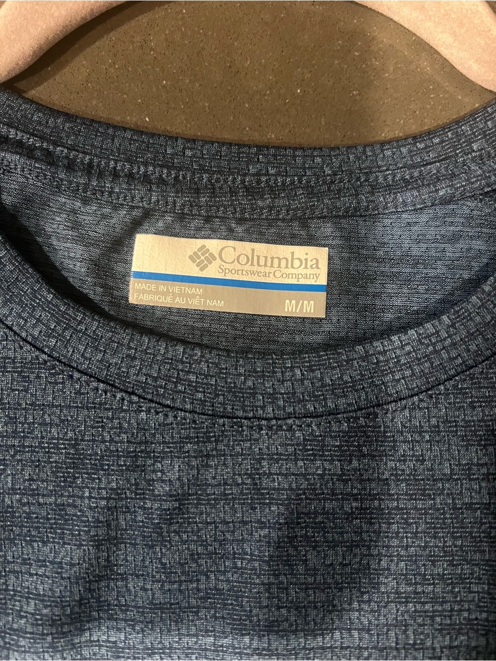Columbia Omni-Freeze Men’s M Long Sleeve Performance Shirt Blue Running Outdoor - Picture 4 of 9